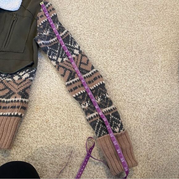 We The Free Lambswool & Cotton Fair Isle Zip Up Sweater Jacket size small - Picture 12 of 14